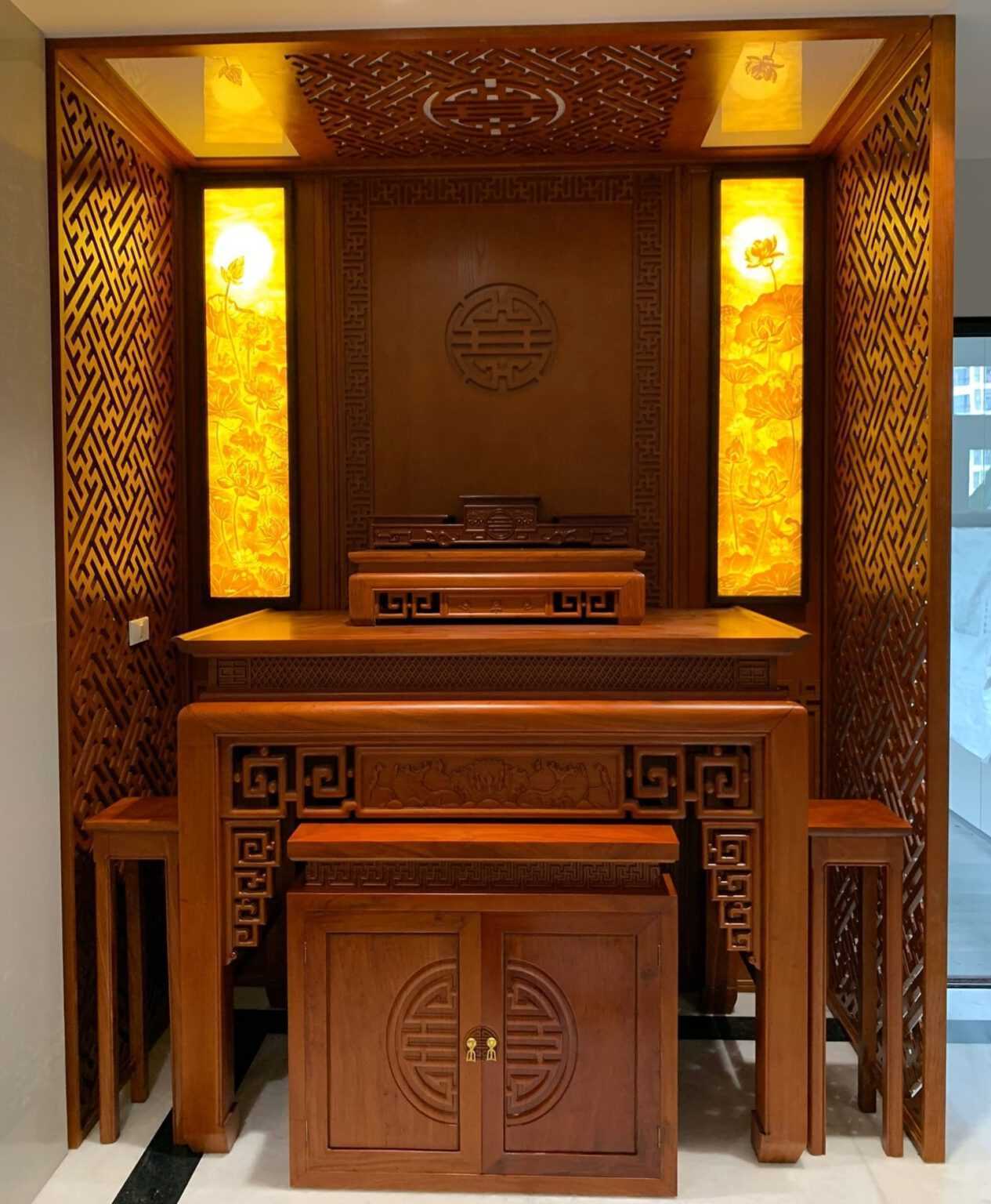 Mẫu Bàn Thờ 2 Tầng đẹp Hiện đại đơn Giản